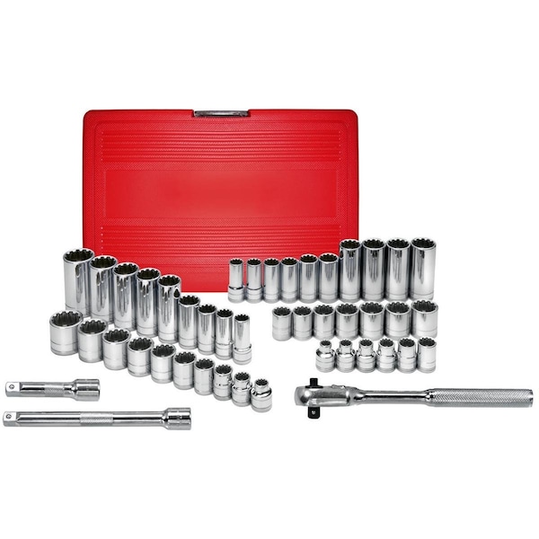 3/8" Drive SAE, 45 pcs
